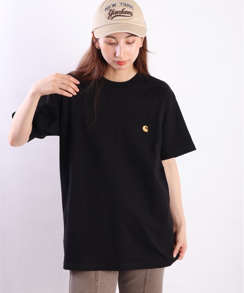 【ペアルック】Carhartt カーハート ワンポイント刺繍 Tシャツ 送料無料 Carhartt WIP tシャツ / カーハート ダブリューアイピー ワン