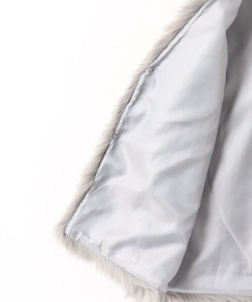 「B:MING by BEAMS」 ベスト MEDIUM アイボリー レディース