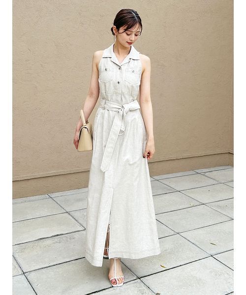 SNIDEL（スナイデル） ワンピース サファリディテールワンピース