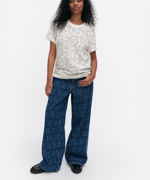 marimekko（マリメッコ） tシャツ Heleys Piirto Unikko / t-shirt