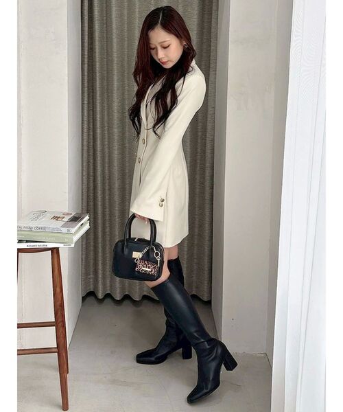 MERCURYDUO 2WAYフィットアンドフレアジャケットワンピース MERCURYDUO(マーキュリーデュオ) | . 人気の予約アイテムをご紹介♪ 秋