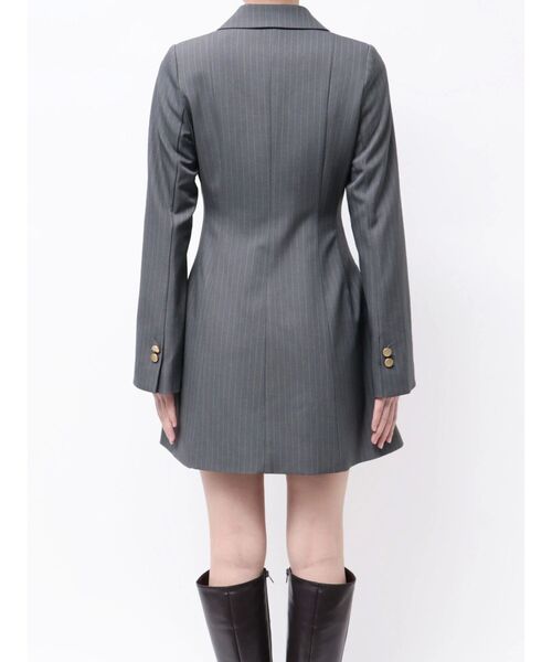 MERCURYDUO 2WAYフィットアンドフレアジャケットワンピース MERCURYDUO（マーキュリーデュオ） ワンピース 2WAYフィットアンド