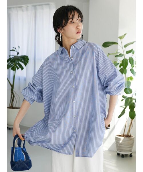「CRAFT STANDARD BOUTIQUE」 長袖シャツ FREE グレー系その他2 レディース_画像3