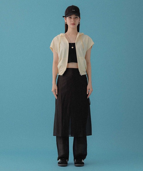 DISPATCHER NO.8 パンツ シアーラップスカートセットパンツ レディース
