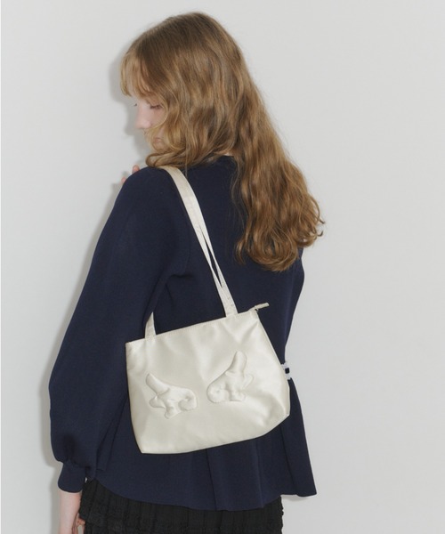 ショルダーバッグ ANGEL EMBLEM BAG. ショルダーバッグ バッグ angel satin shoulder bag / エンジェル