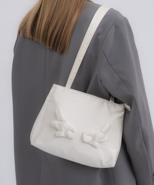 ショルダーバッグ ANGEL EMBLEM BAG. ショルダーバッグ バッグ angel satin shoulder bag / エンジェル