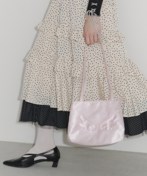 ショルダーバッグ ANGEL EMBLEM BAG. ショルダーバッグ バッグ angel satin shoulder bag / エンジェル