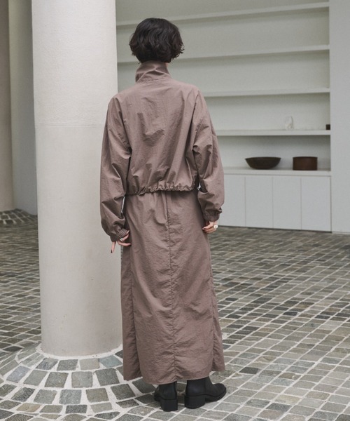 AIC. ブルゾン アウター ドローストリングナイロンブルゾン