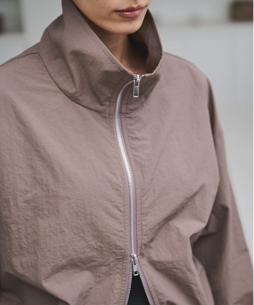 AIC. ブルゾン アウター ドローストリングナイロンブルゾン