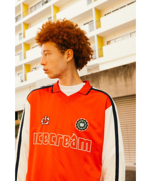 ICECREAM（アイスクリーム） tシャツ FOOTBALL LS SHIRT メンズ