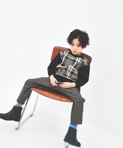 maarook（マルーク） トレーナー タータンチェック・裏毛トレーナー