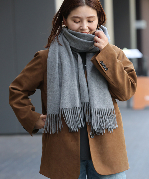 新品未使用 ジャーナルスタンダード カシミヤ100%ストール JOURNAL STANDARD ストール マフラー 「追加」Cashmere