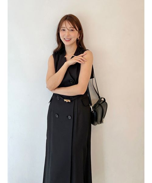 SNIDEL（スナイデル） ワンピース スイッチングジレワンピース