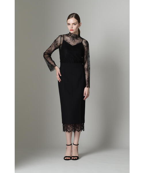 PINKY&DIANNE（ピンキー アンド ダイアン） 長袖ブラウス 38 ブラック