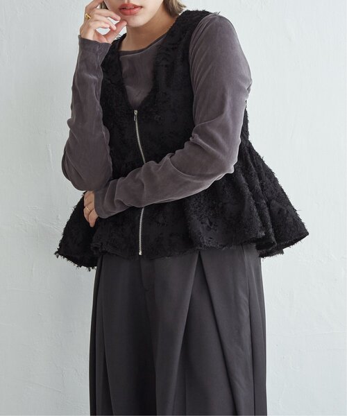 notch. ブラウス シャツ ジップフリルトップス レディース : ZOZOTOWN