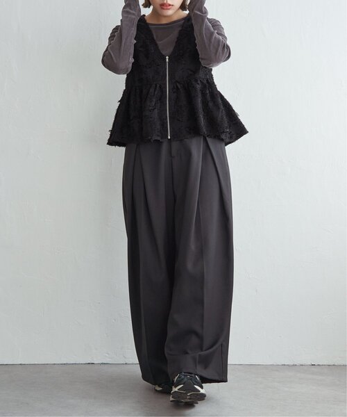 notch. ブラウス シャツ ジップフリルトップス レディース : ZOZOTOWN