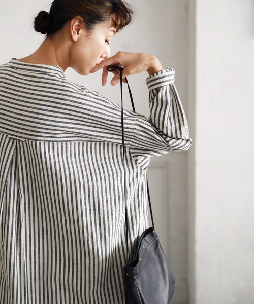 「soulberry」 長袖ワンピース 4L グレー レディース_画像5