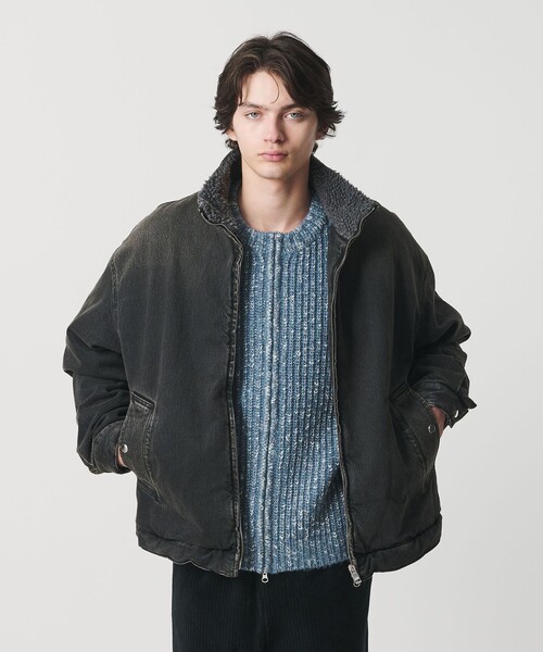 monkey time ボアブルゾン M monkey time BEAUTY＆YOUTH UNITED ARROWS ブルゾン アウター ボア