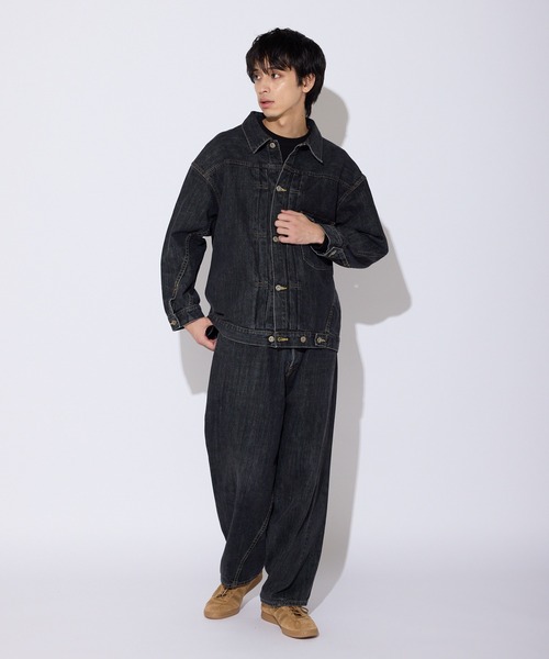 SKEWed（スキュー） デニムジャケット gジャン ストーンウォッシュ加工