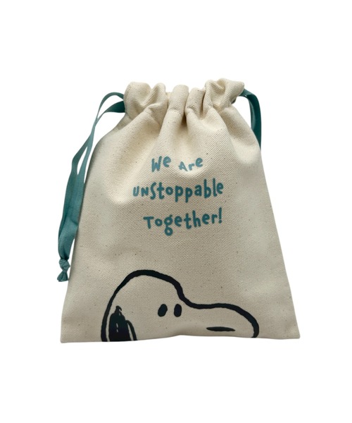 PEANUTS ポーチ PEANUTS/ピーナッツ モノクロメイトシリーズ 巾着2P