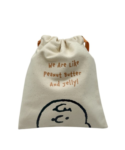 PEANUTS ポーチ PEANUTS/ピーナッツ モノクロメイトシリーズ 巾着2P