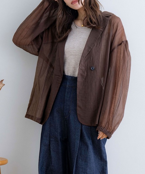 「NOAHL」 ジャケット FREE オリーブ レディース_画像2