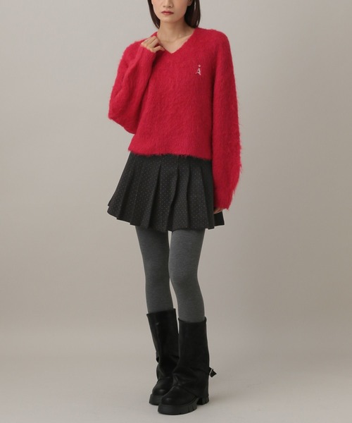 Coldf33t スカート 3.3 FIELD TRIP スカート 3.3 Field Trip／ドット微起毛スカートパンツ