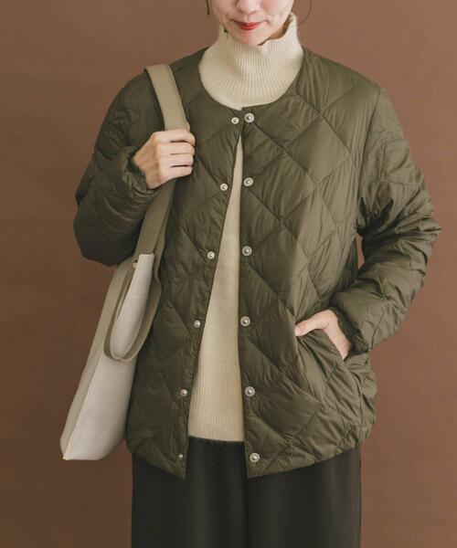 ジャケット・アウター ITEMS URBANRESEARCH TIONCREW NECK DOWN L ITEMS URBANRESEARCH（アイテムズ アーバンリサーチ） ダウンコート