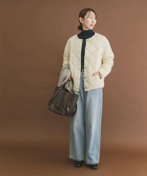 ジャケット・アウター ITEMS URBANRESEARCH TIONCREW NECK DOWN L ITEMS URBANRESEARCH（アイテムズ アーバンリサーチ） ダウンコート