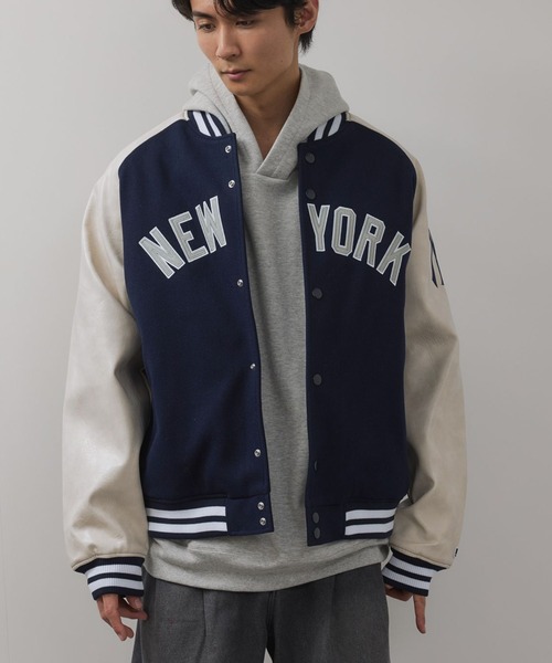 MLB スタジャン MLB Classic Melton Stadium Jacket/MLBクラシック