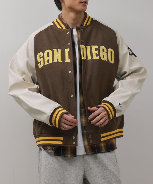 MLB スタジャン MLB Classic Melton Stadium Jacket/MLBクラシック