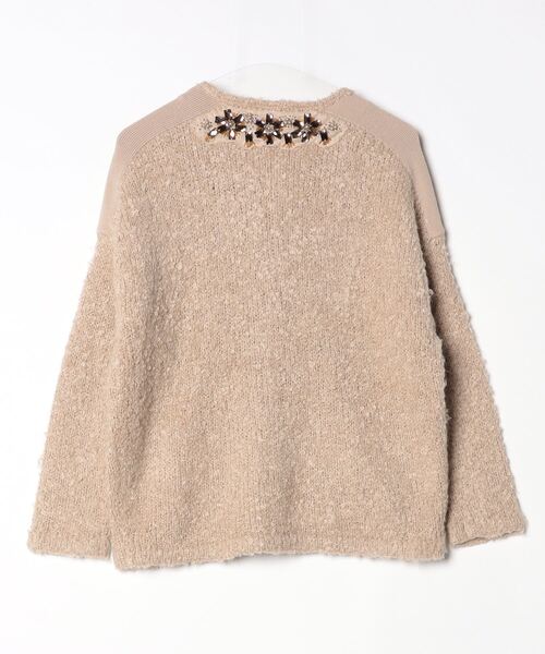 「Marilyn Moon」 ニットカーディガン - ベージュ レディース_画像2