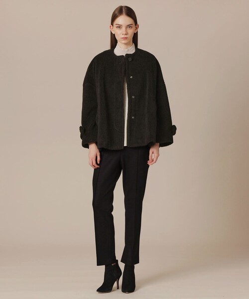 マッキントッシュロンドン ノーカラーコート 新品未使用タグ付（ 黒