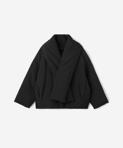 Bshop ノーカラーコート コート eunoia | 2WAY パディングジャケット