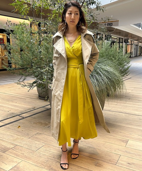 「BANANA REPUBLIC FACTORY STORE」 トレンチコート X-SMALL ベージュ レディース_画像7