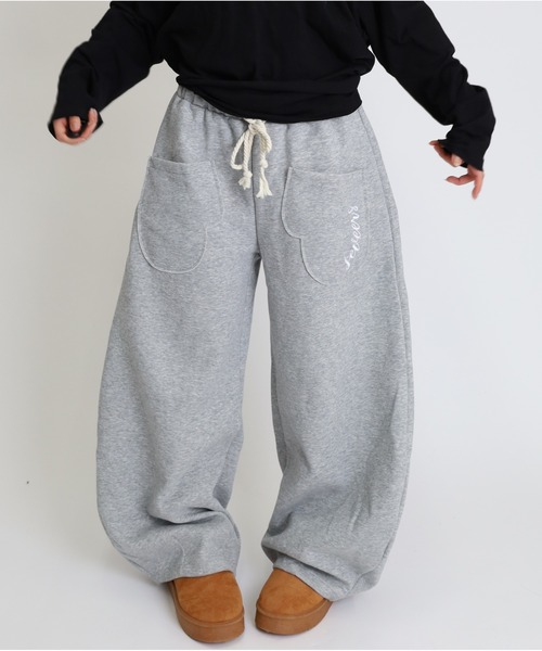 なせゆれふ出品 スウェットパンツ ジャージ ルーズシルエット バルーンスウェット