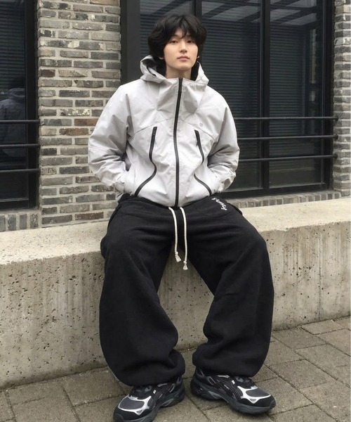 ジャージバルーンパンツ(お値下げ希望の方コメント下さい。) ワイドパンツ スウェットパンツ ジャージ ルーズシルエット バルーン