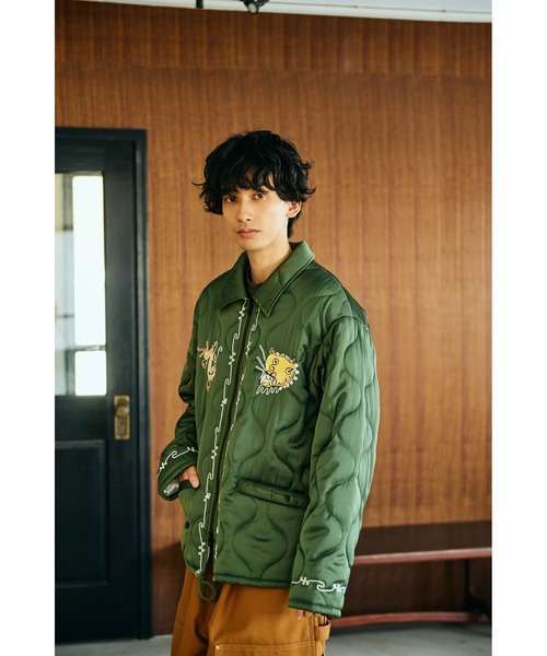 THRIFTY LOOK スカジャン THRFTY LOOK スリフティルック / QUILTING