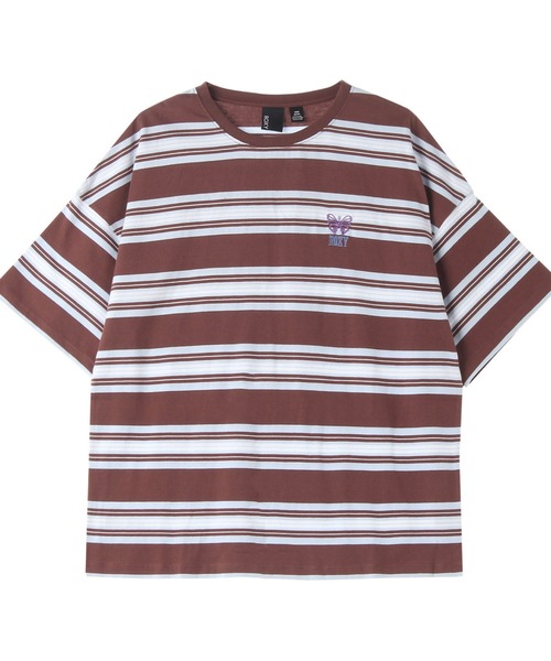 「ROXY」 半袖Tシャツ LARGE イエロー レディース_画像7