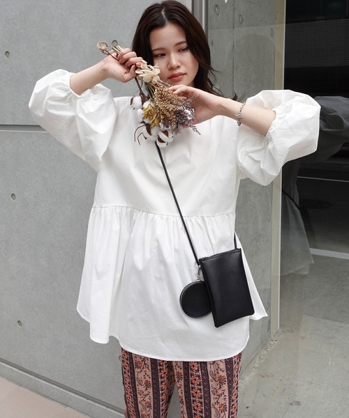 「CORNERS」 長袖ワンピース M オフホワイト レディース_画像3