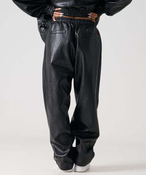 FUBU（フブ） パンツ ブランド Faux Leather Track Pants / フェイク