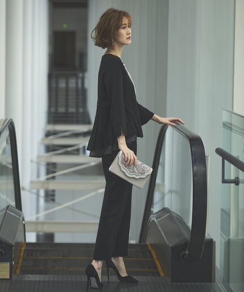 「RUIRUE BOUTIQUE」 セットアップ M ピンクベージュ レディース_画像4