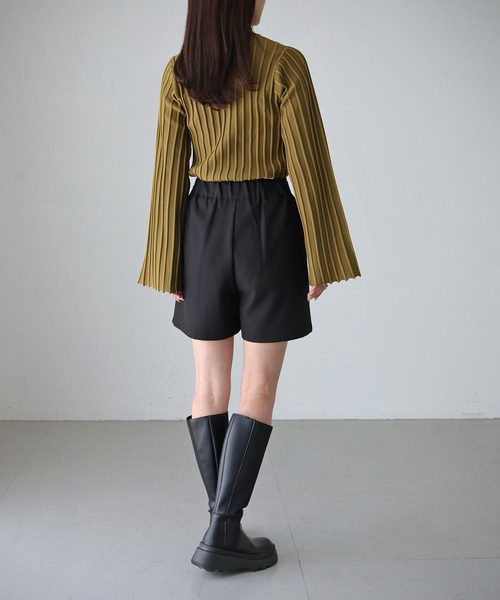 「cheriella」 長袖ニット M ワインレッド レディース_画像2