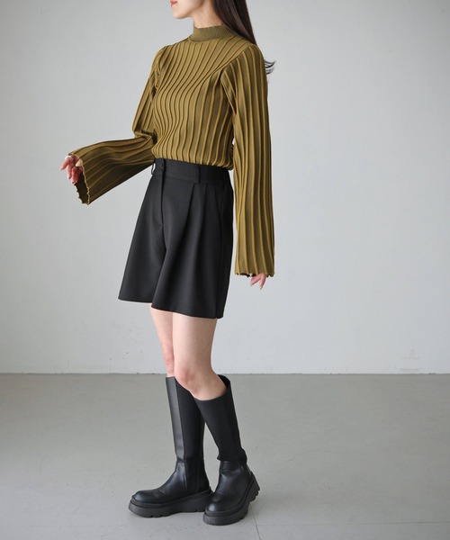 「cheriella」 長袖ニット M ワインレッド レディース_画像7