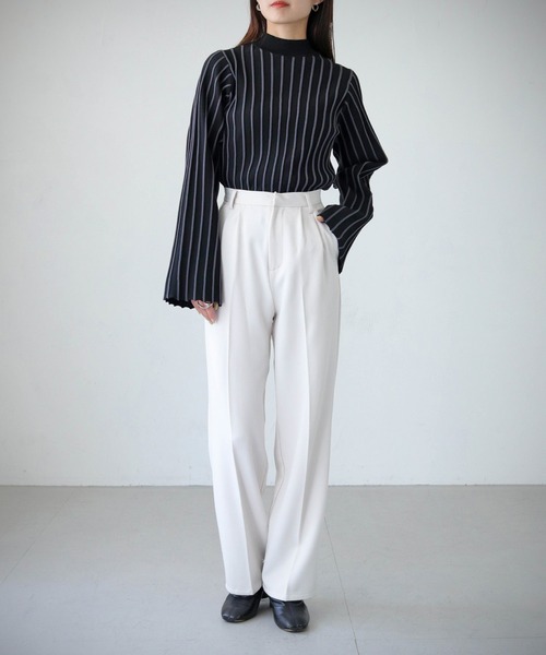 「cheriella」 長袖ニット M ワインレッド レディース_画像9