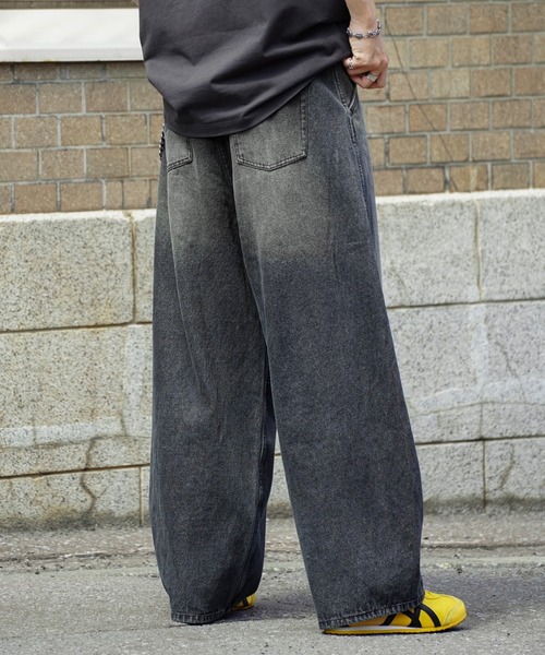 「Bleme」 デニムパンツ S ライトブルー メンズ_画像4