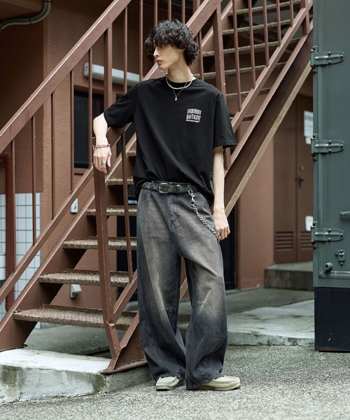 「Bleme」 デニムパンツ S ライトブルー メンズ_画像8