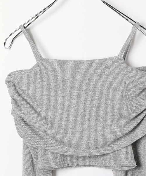 「Heather」 長袖カットソー FREE ブラック レディース_画像8