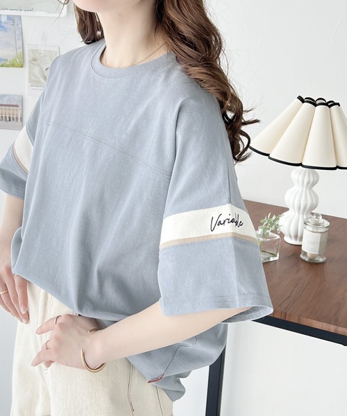 「Java」 半袖Tシャツ MEDIUM ライトグレー レディース_画像6