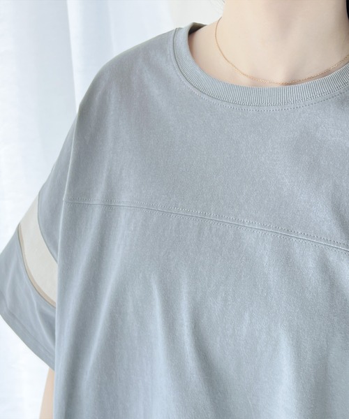 「Java」 半袖Tシャツ MEDIUM ライトグレー レディース_画像9